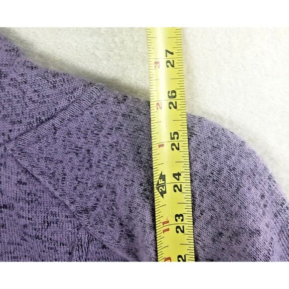 CHAMPION Woman's XL Purple heather Jacket Sweater Knit Zip Pockets Outdoors nwt - Picture 16 of 16